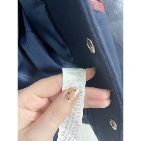 Nasty Gal navy bomber jacket - Picture 7 of 10